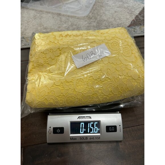 Isaac Mizrahi Live! Floral Lace Wide Leg Pants Yellow Sz XL Petite Bohemian - Picture 11 of 11